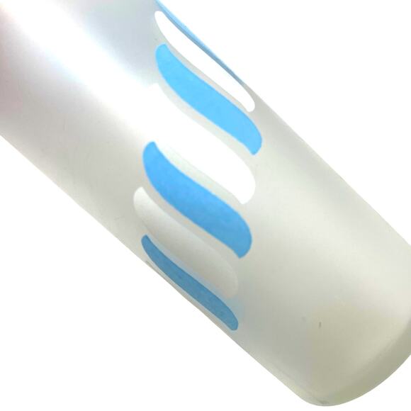 Set of 4 MCM Libbey Frosted Candy Stripe Tom Collins Glasses in Mint Condition - Picture 3 of 8